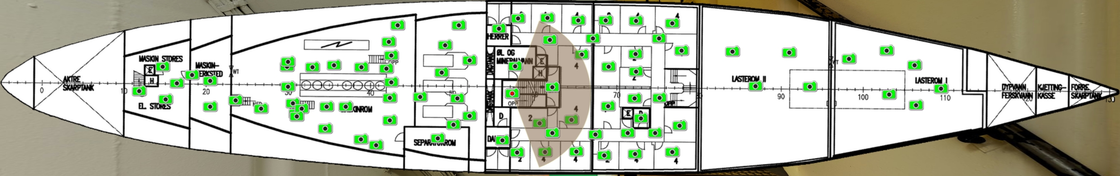 MS Lofoten Båtdekk Juni 2022