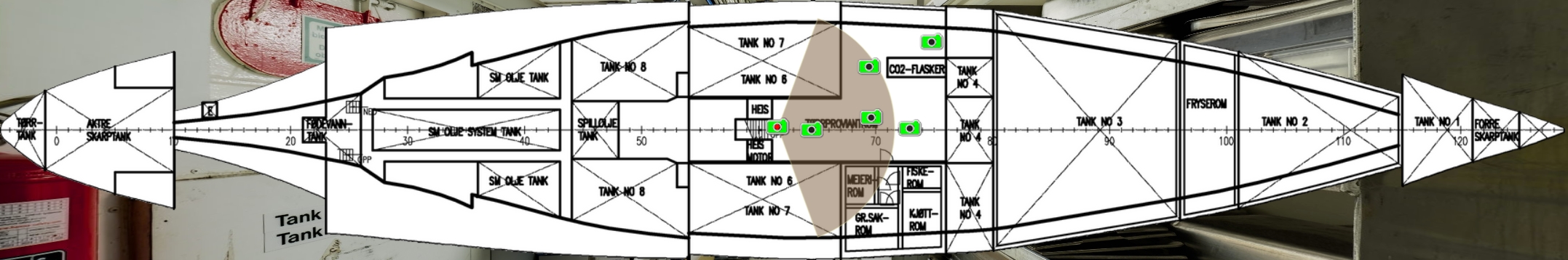 MS Lofoten Båtdekk Juni 2022